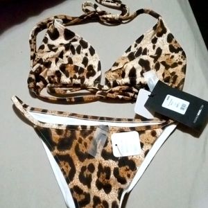 Fashion Nova Wild Guess Bikini Leopard